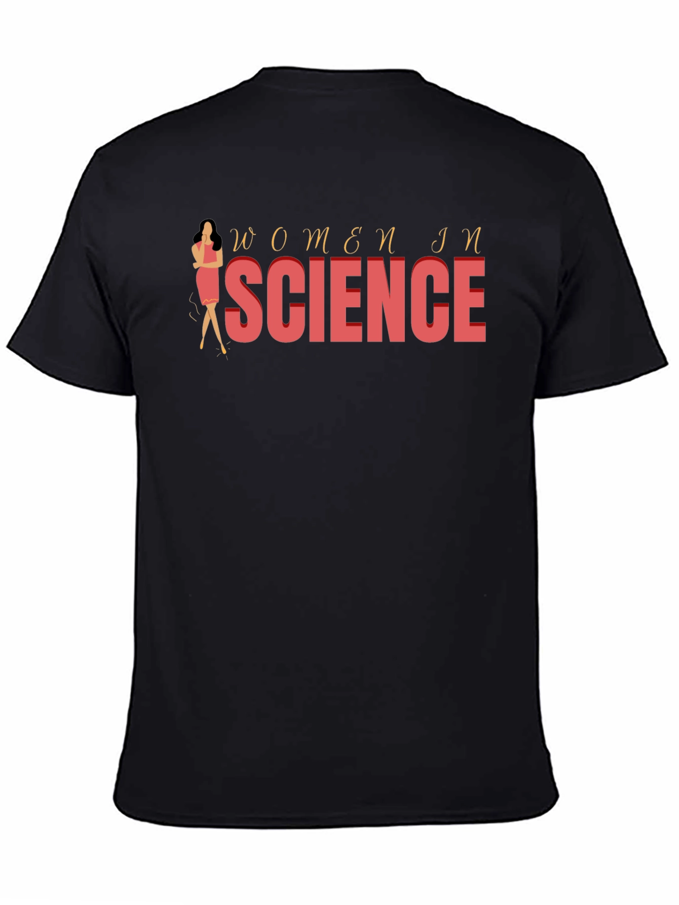 Women in Science Graphic Tee - Black