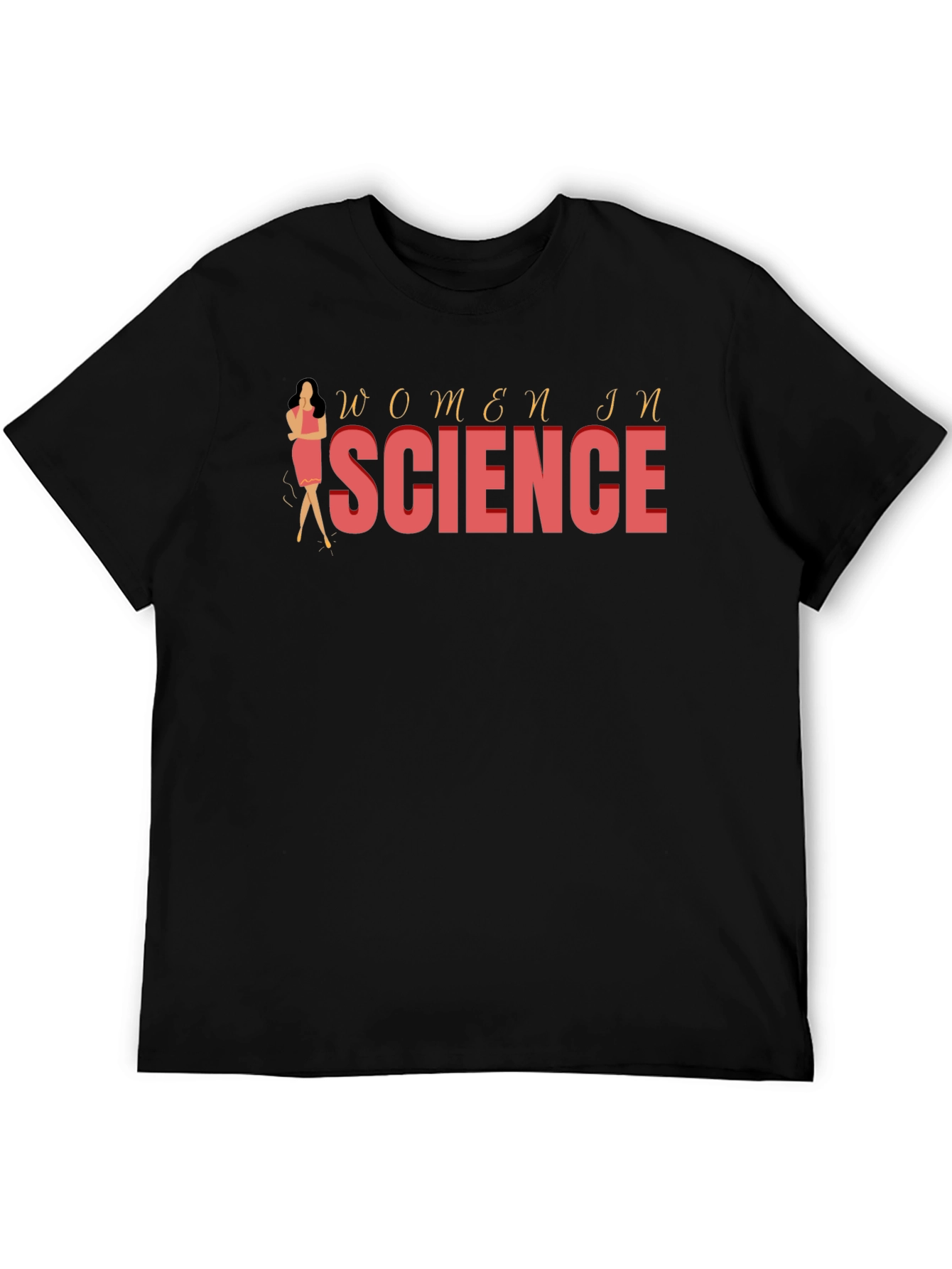 Women in Science Graphic Tee - Black