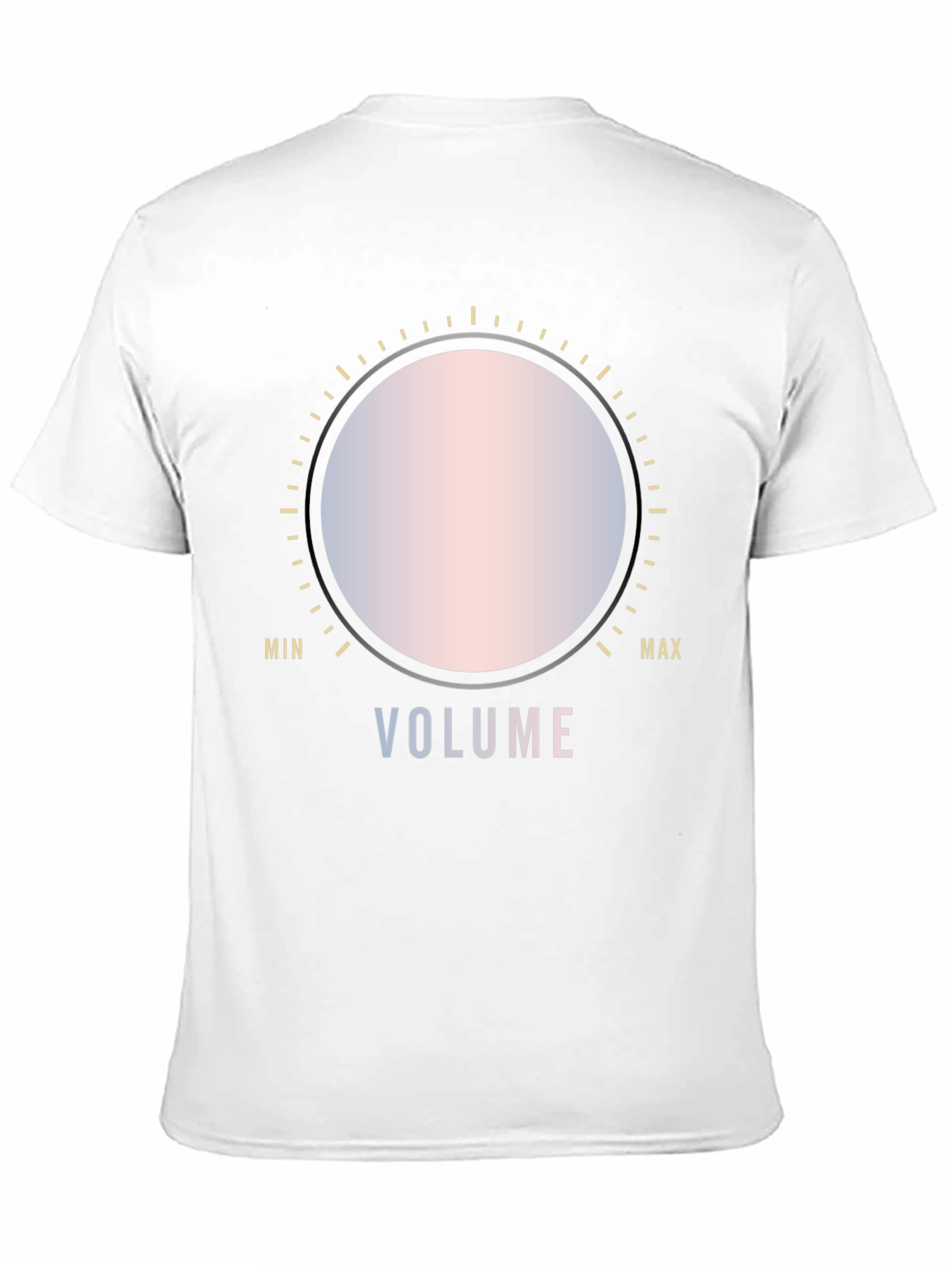 Volume Control Graphic Tee - Stylish Comfort