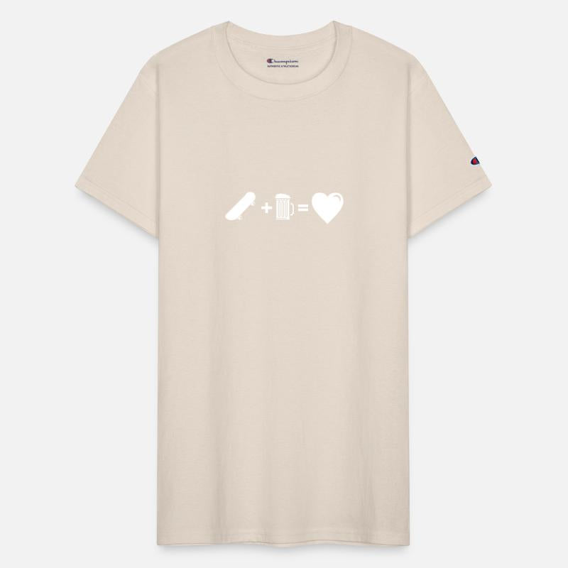 Skateboard Beer Mug of Beer Is Love Athlete Gift