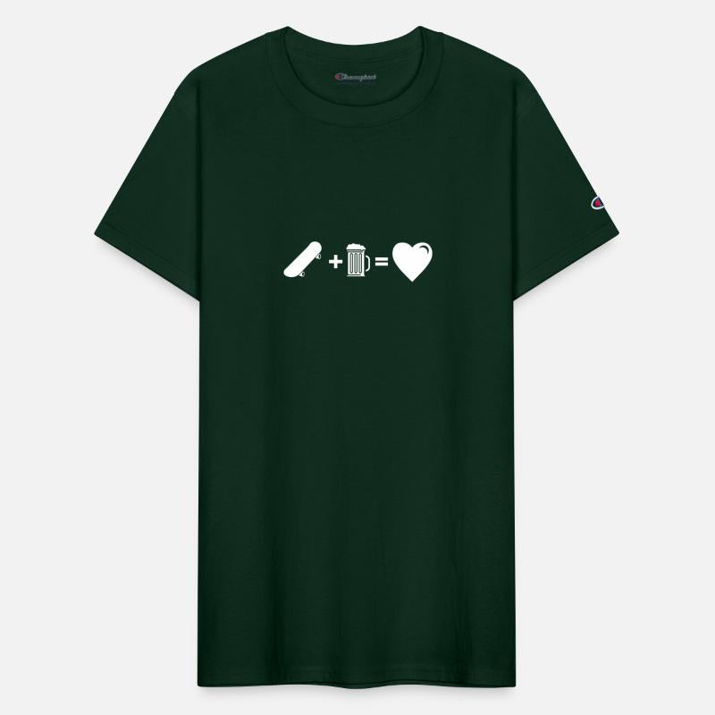 Skateboard Beer Mug of Beer Is Love Athlete Gift