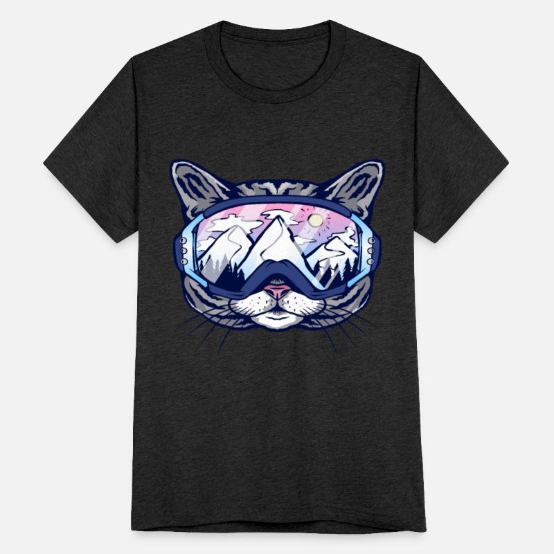 Skiing cat cats snowboard Cat Cats to ski goggles