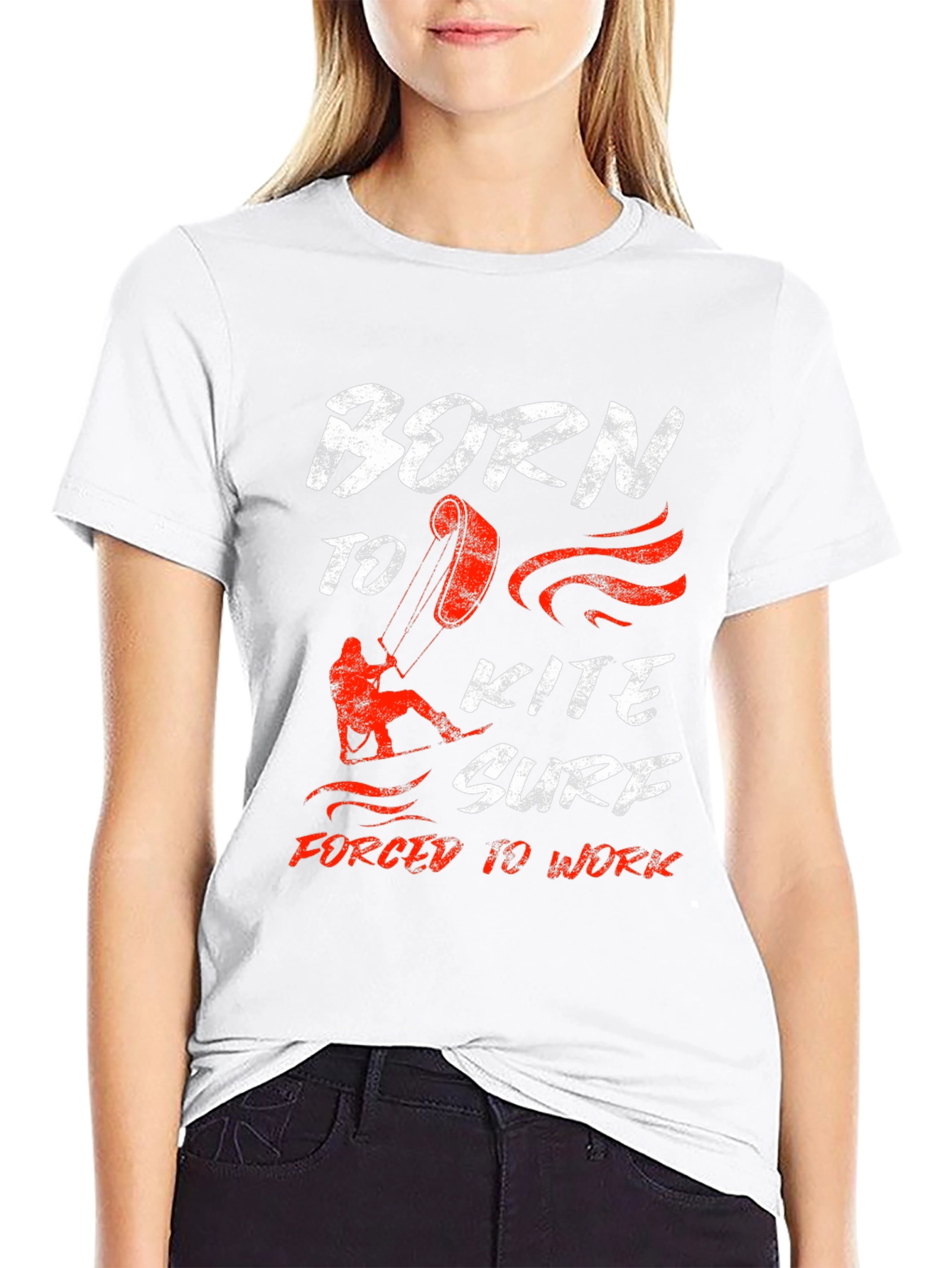 Born to Kite Surf T-Shirt: Kitesurfing Graphic Tee