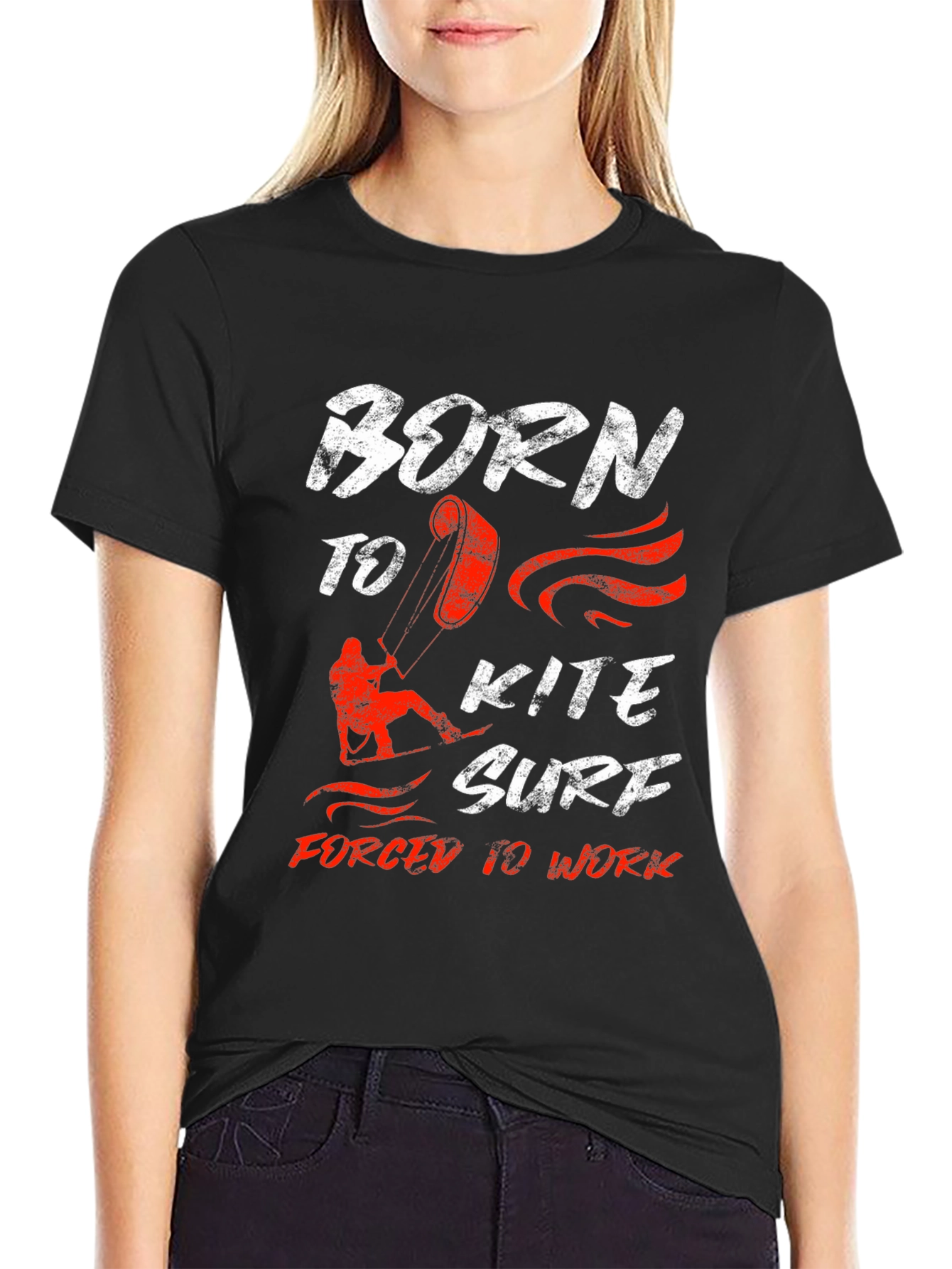 Born to Kite Surf T-Shirt: Kitesurfing Graphic Tee