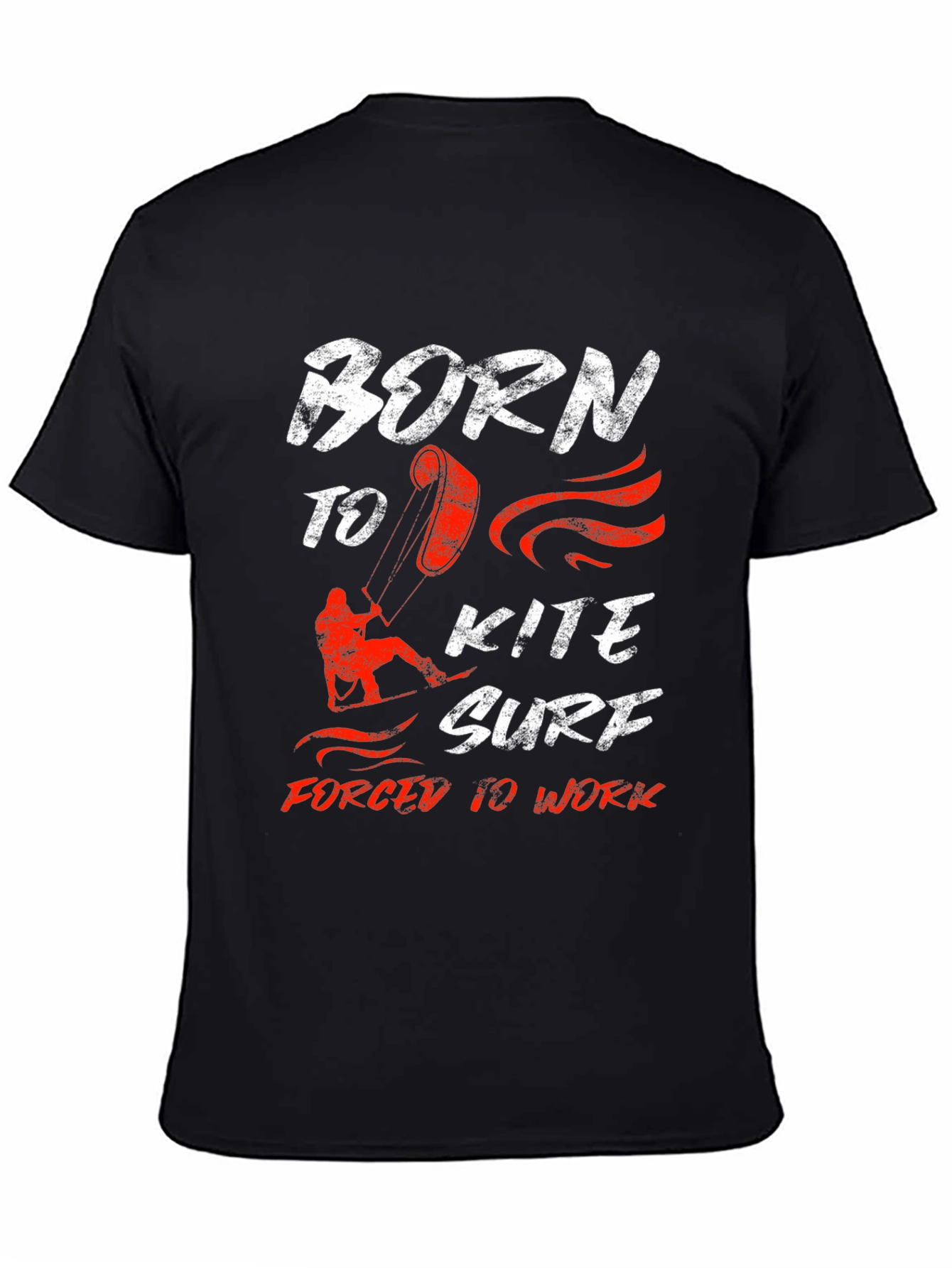 Born to Kite Surf T-Shirt: Kitesurfing Graphic Tee