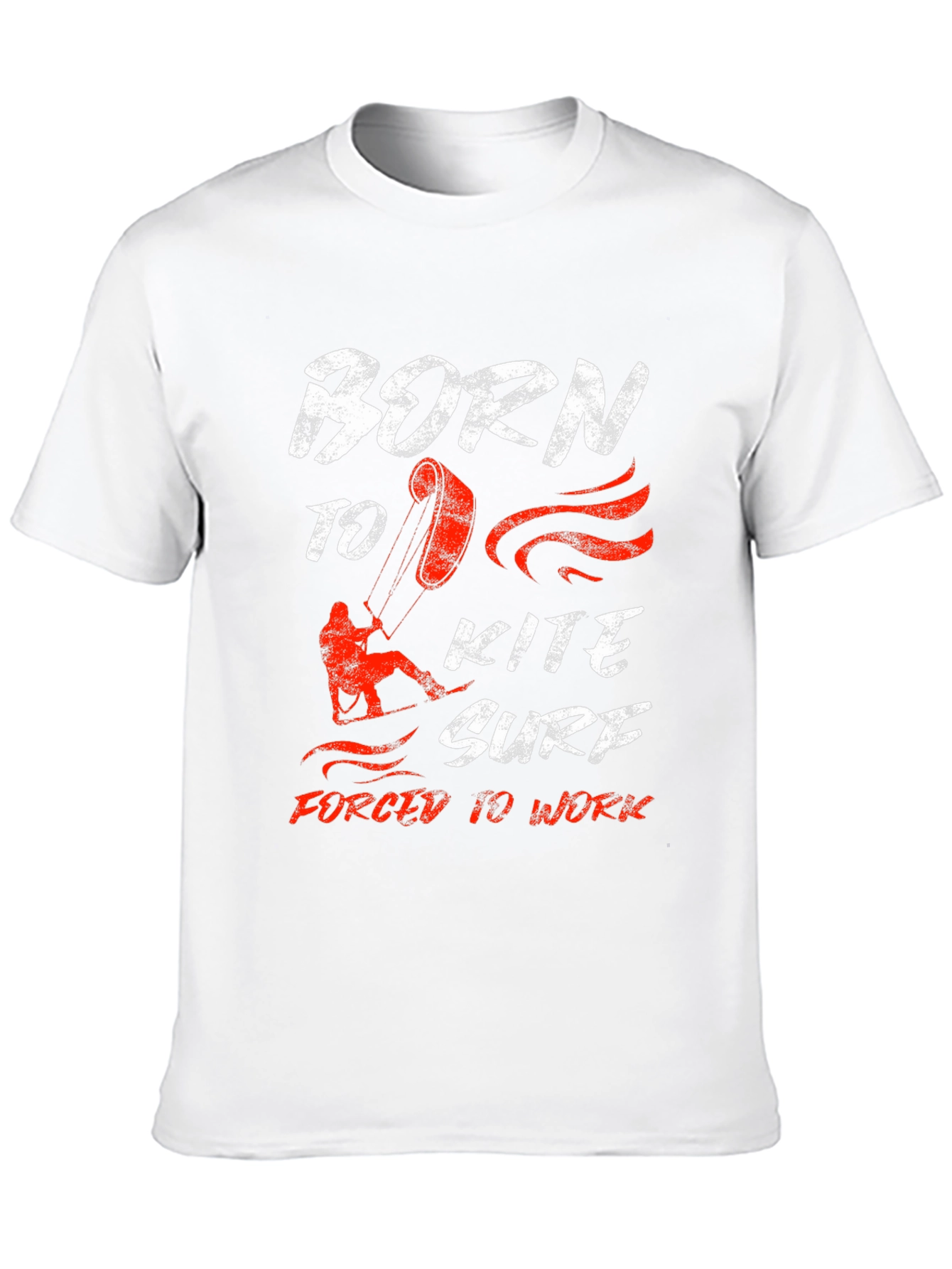 Born to Kite Surf T-Shirt: Kitesurfing Graphic Tee