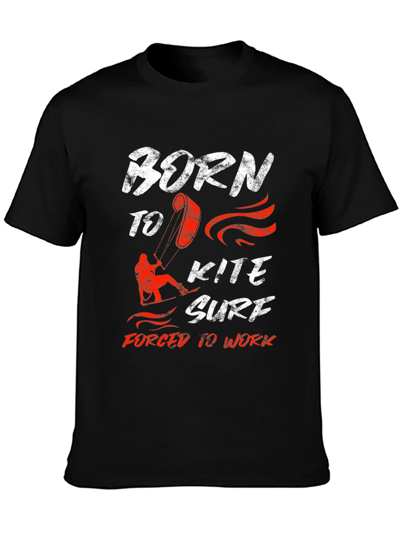 Born to Kite Surf T-Shirt: Kitesurfing Graphic Tee