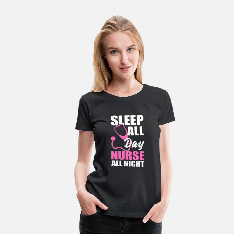 Sleep All Day Nurse All Night Healthcare Assistant