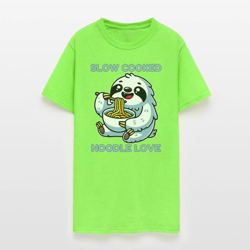 Slow Cooked Noodle Love: Sloth Eating Noodles love