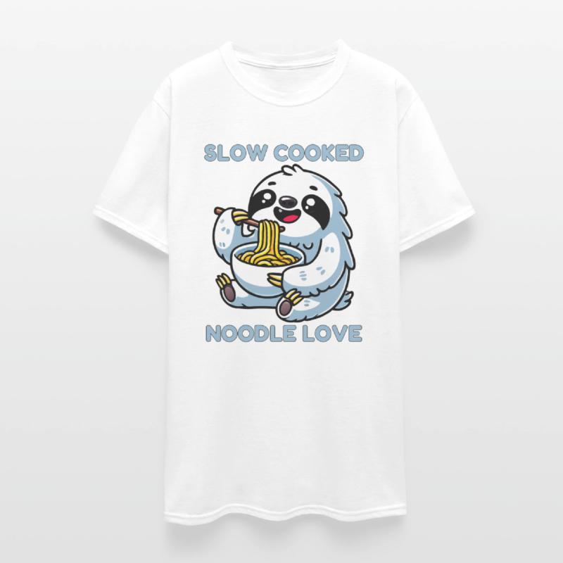 Slow Cooked Noodle Love: Sloth Eating Noodles love