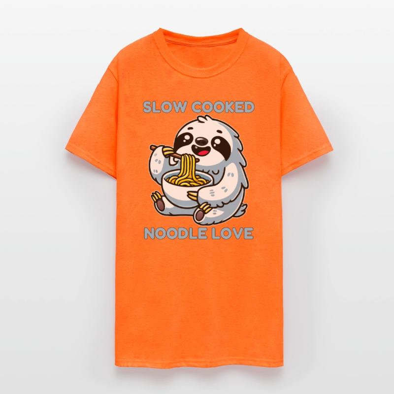Slow Cooked Noodle Love: Sloth Eating Noodles love