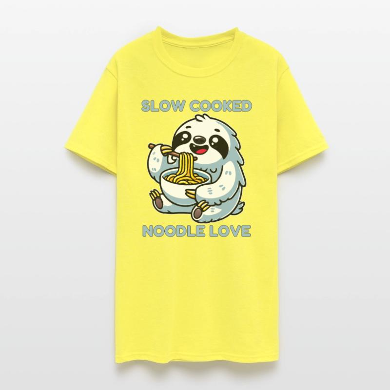 Slow Cooked Noodle Love: Sloth Eating Noodles love