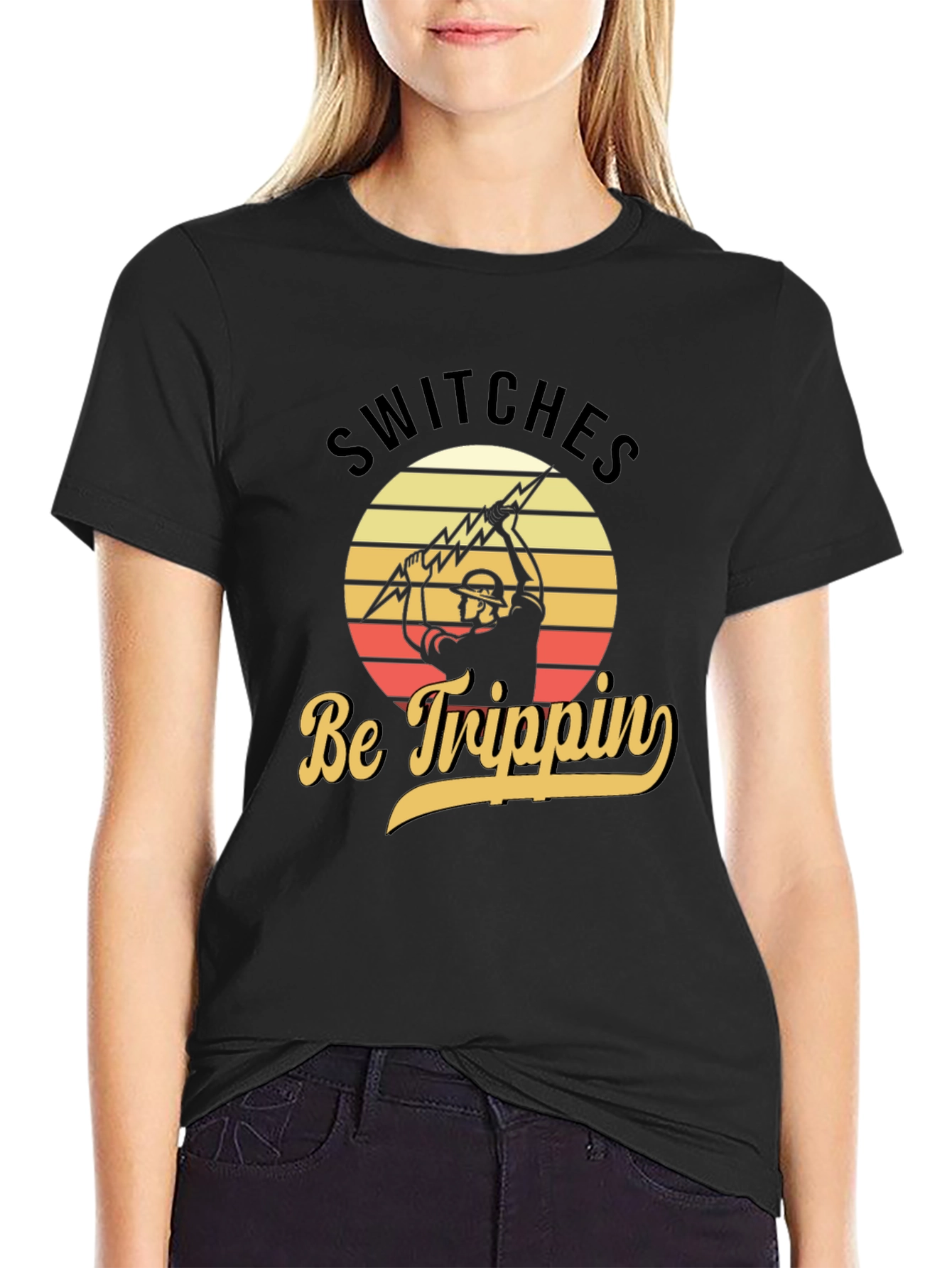 Switches Be Trippin Electrician T-Shirt
