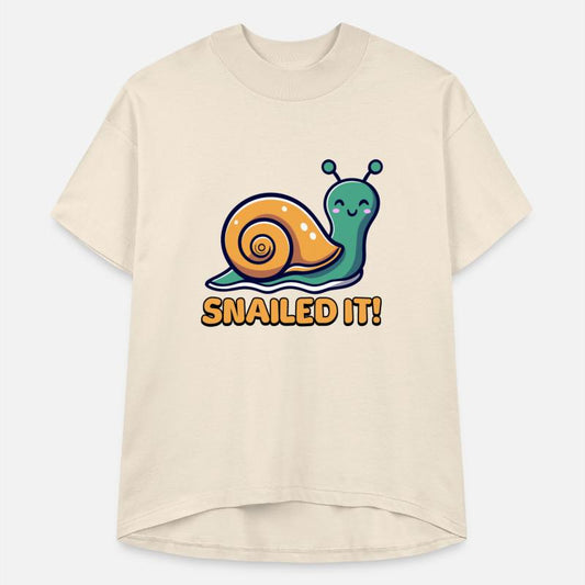 Snailed It! Cute Snail Cartoon!