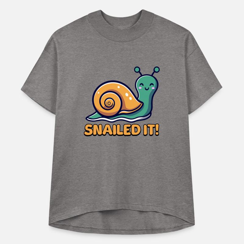 Snailed It! Cute Snail Cartoon!