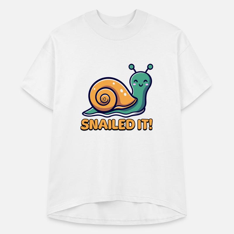Snailed It! Cute Snail Cartoon!