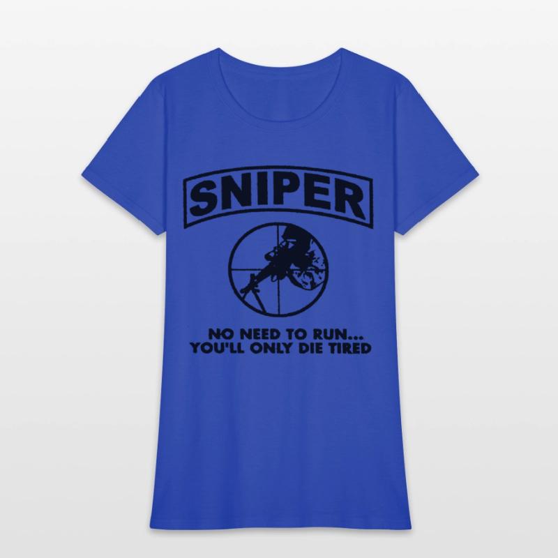 Sniper No Need To Run Army Marine Corps Adult