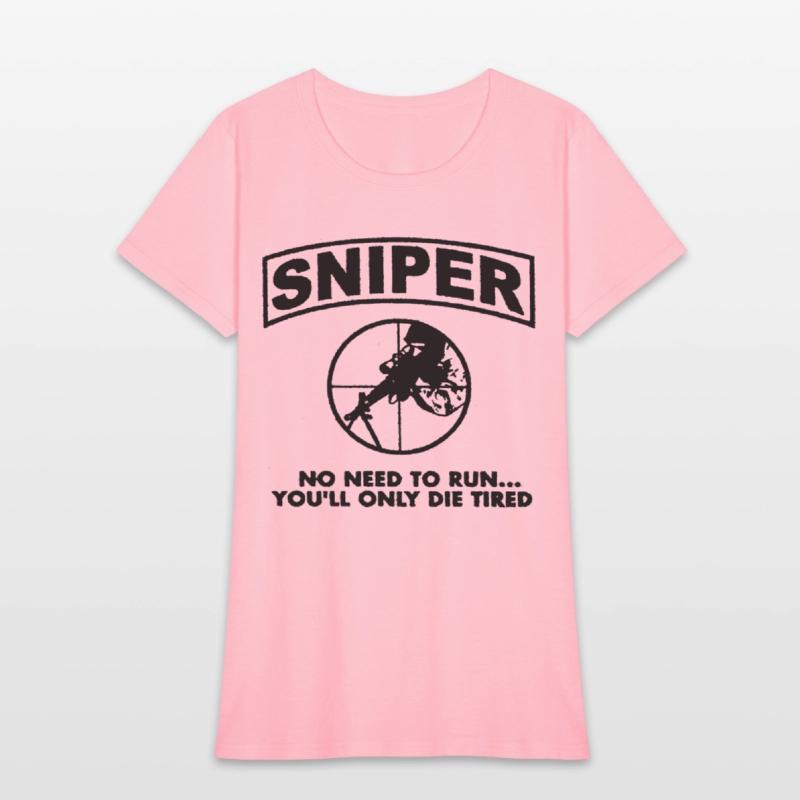 Sniper No Need To Run Army Marine Corps Adult