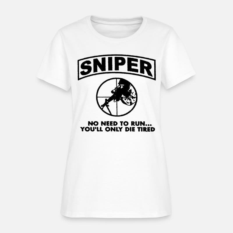 Sniper No Need To Run Army Marine Corps Adult