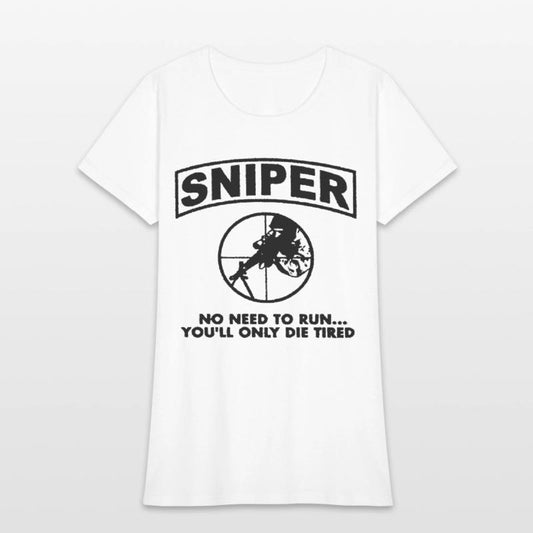 Sniper No Need To Run Army Marine Corps Adult