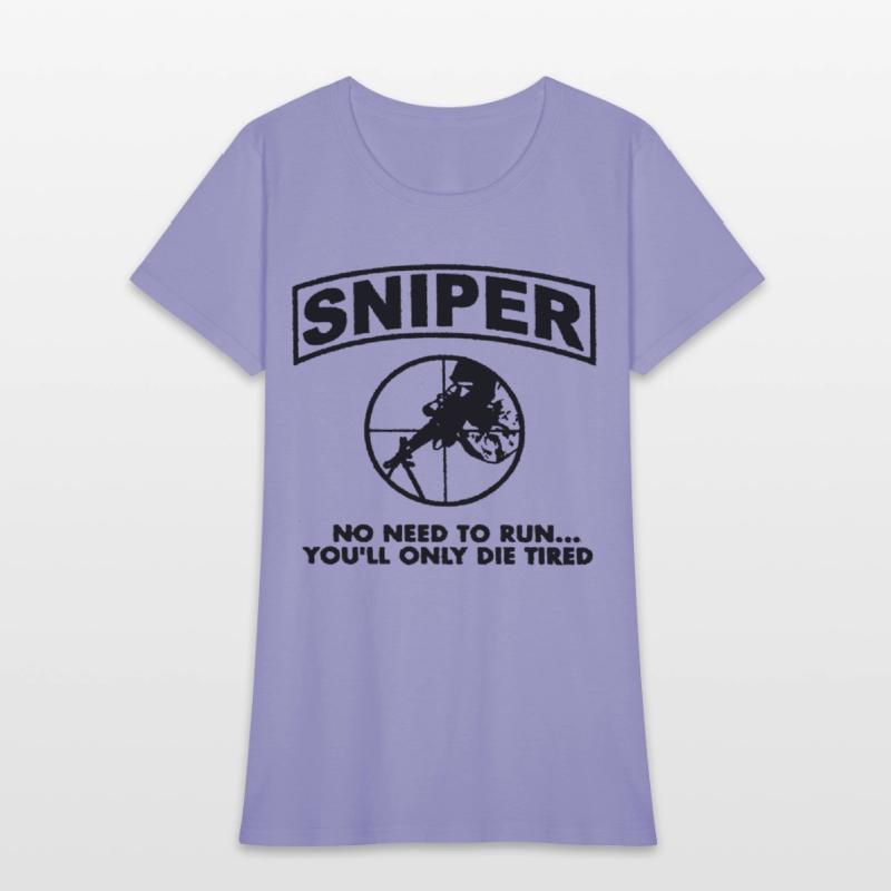 Sniper No Need To Run Army Marine Corps Adult