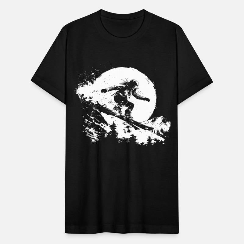 Snowboarding Girl Drawing