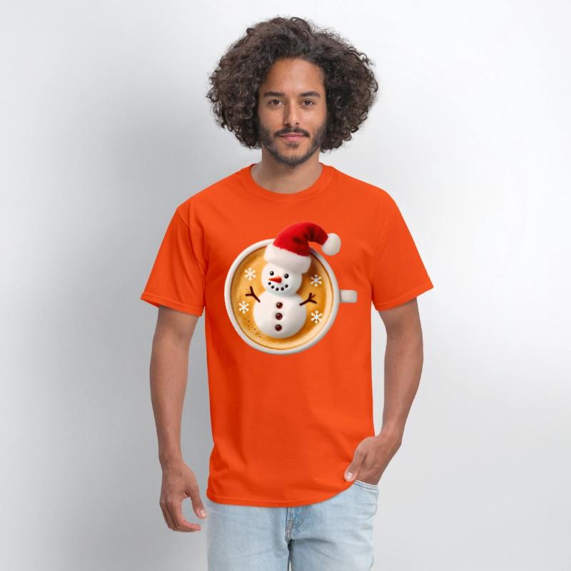 Snowpuccino Snowman Snow Cappuccino Winter