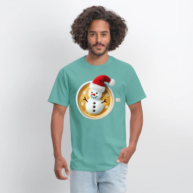 Snowpuccino Snowman Snow Cappuccino Winter