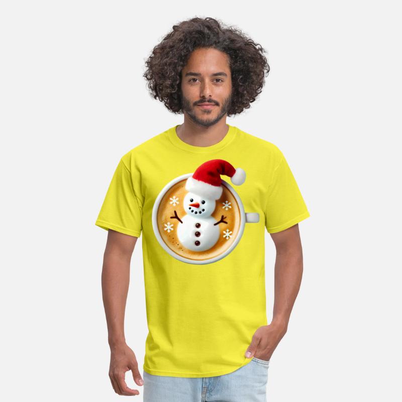 Snowpuccino Snowman Snow Cappuccino Winter