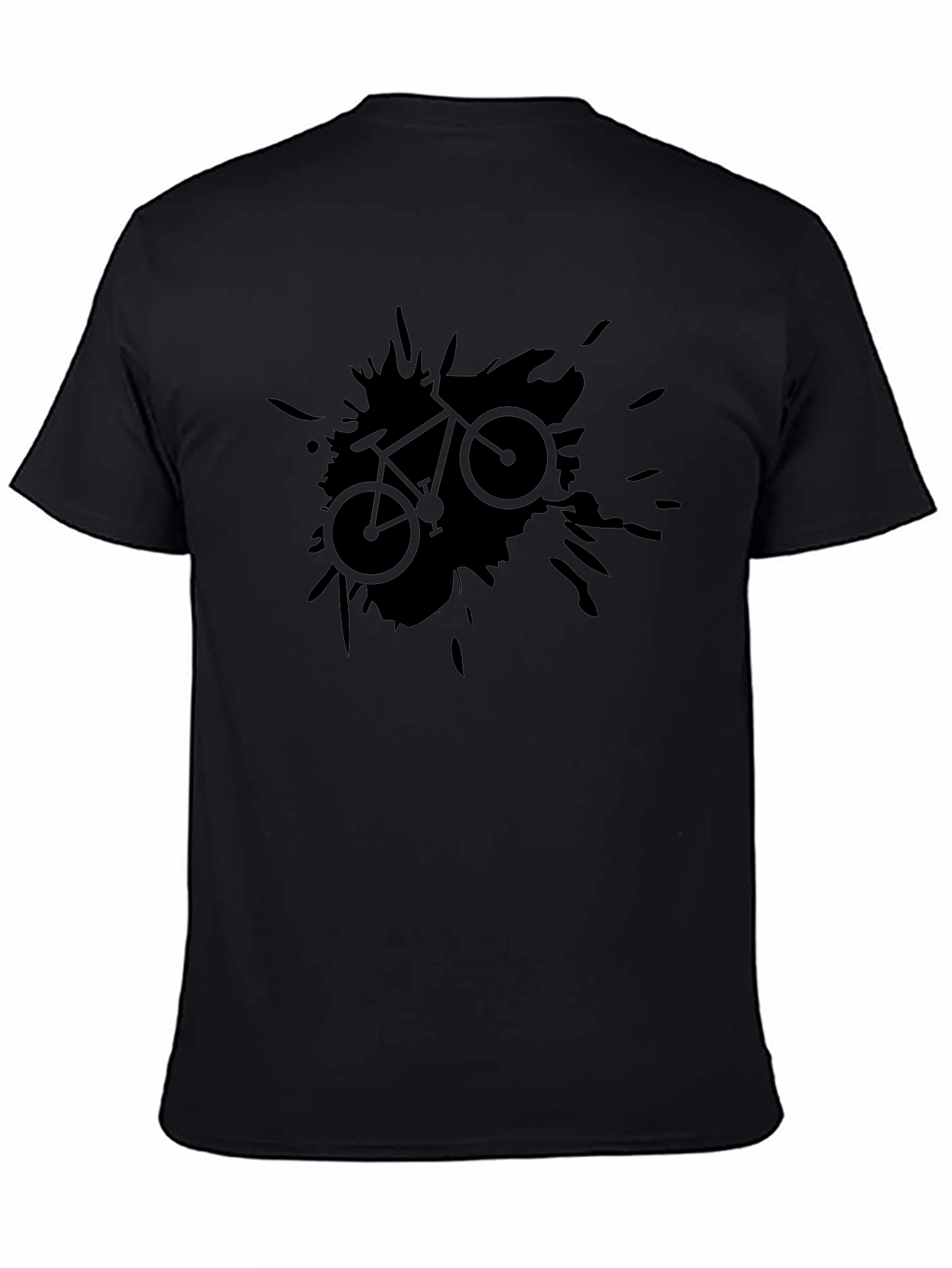 Bike Splatter Graphic T-Shirt