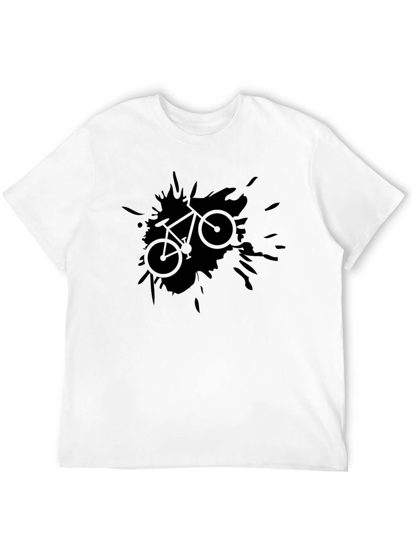 Bike Splatter Graphic T-Shirt