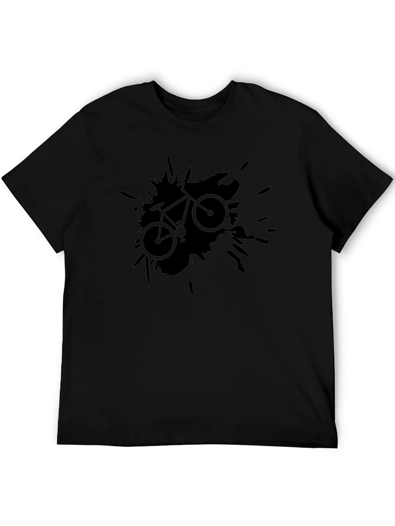 Bike Splatter Graphic T-Shirt