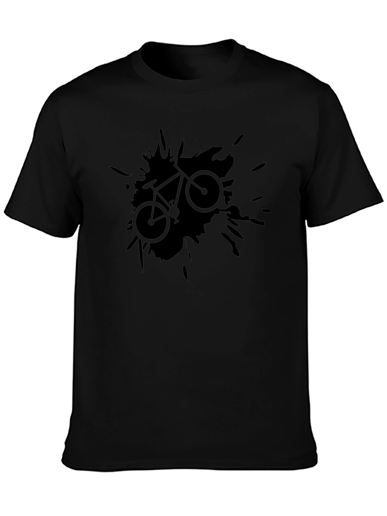 Bike Splatter Graphic T-Shirt