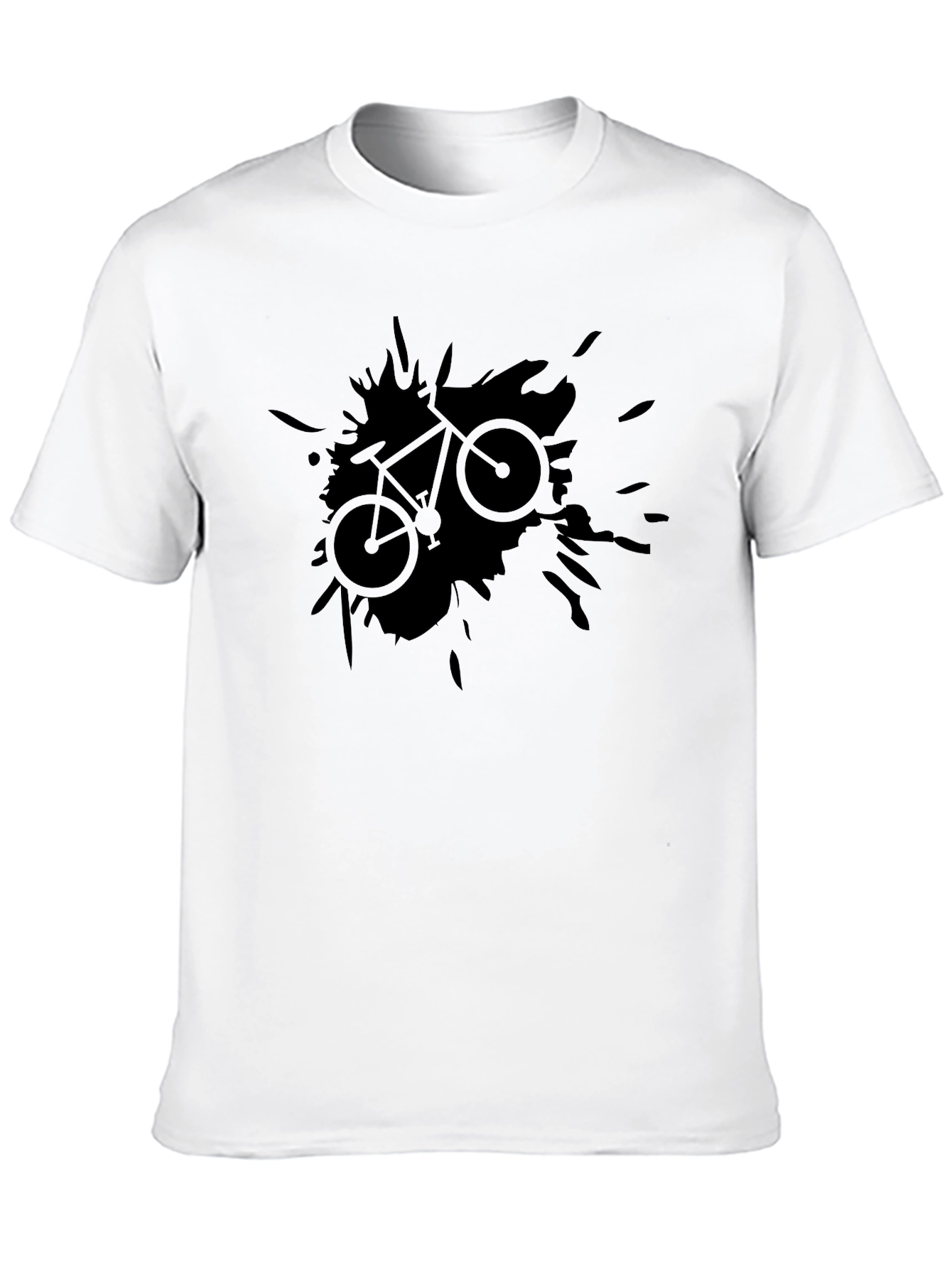 Bike Splatter Graphic T-Shirt