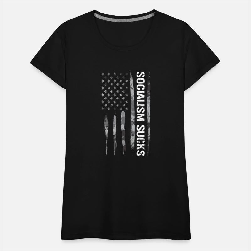 Socialism Sucks - American Flag