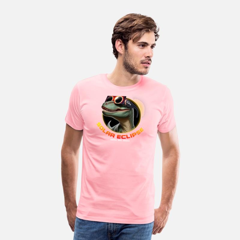 Solar Eclipse April 8th 2024 Dinosaur T-Shirt