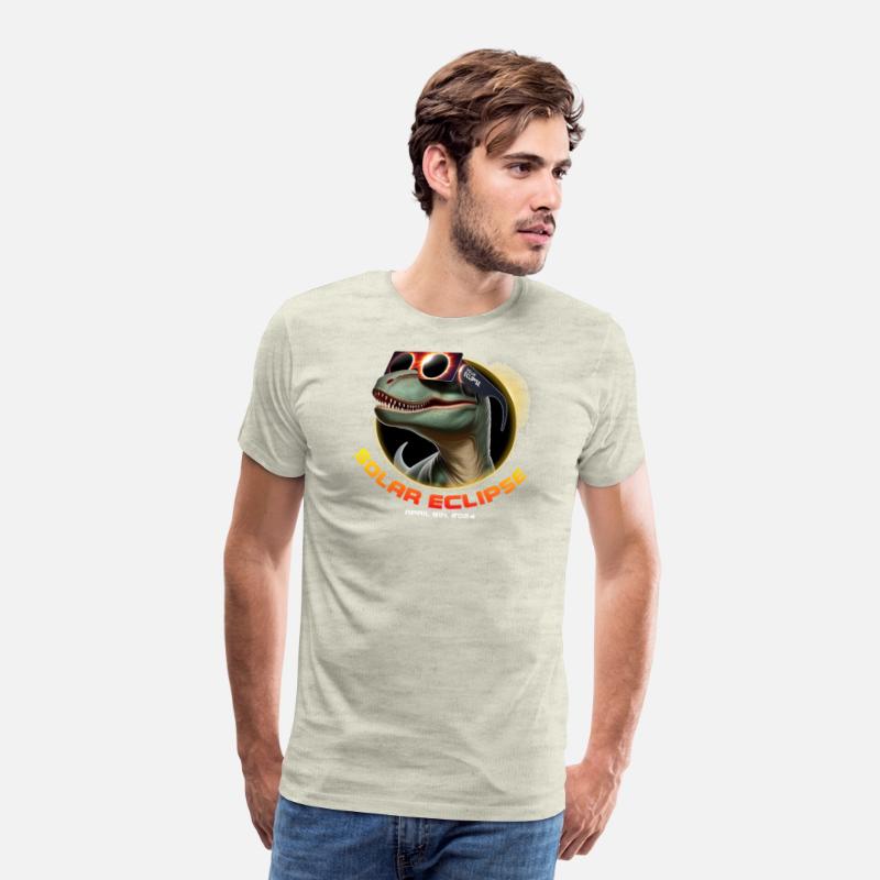 Solar Eclipse April 8th 2024 Dinosaur T-Shirt