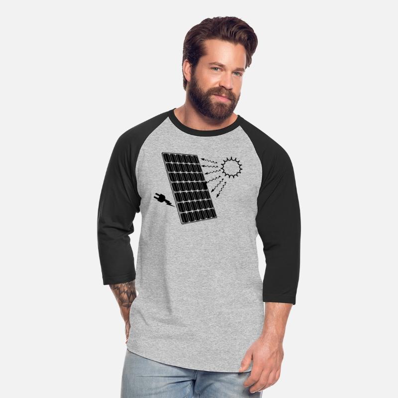Solar panel with sun