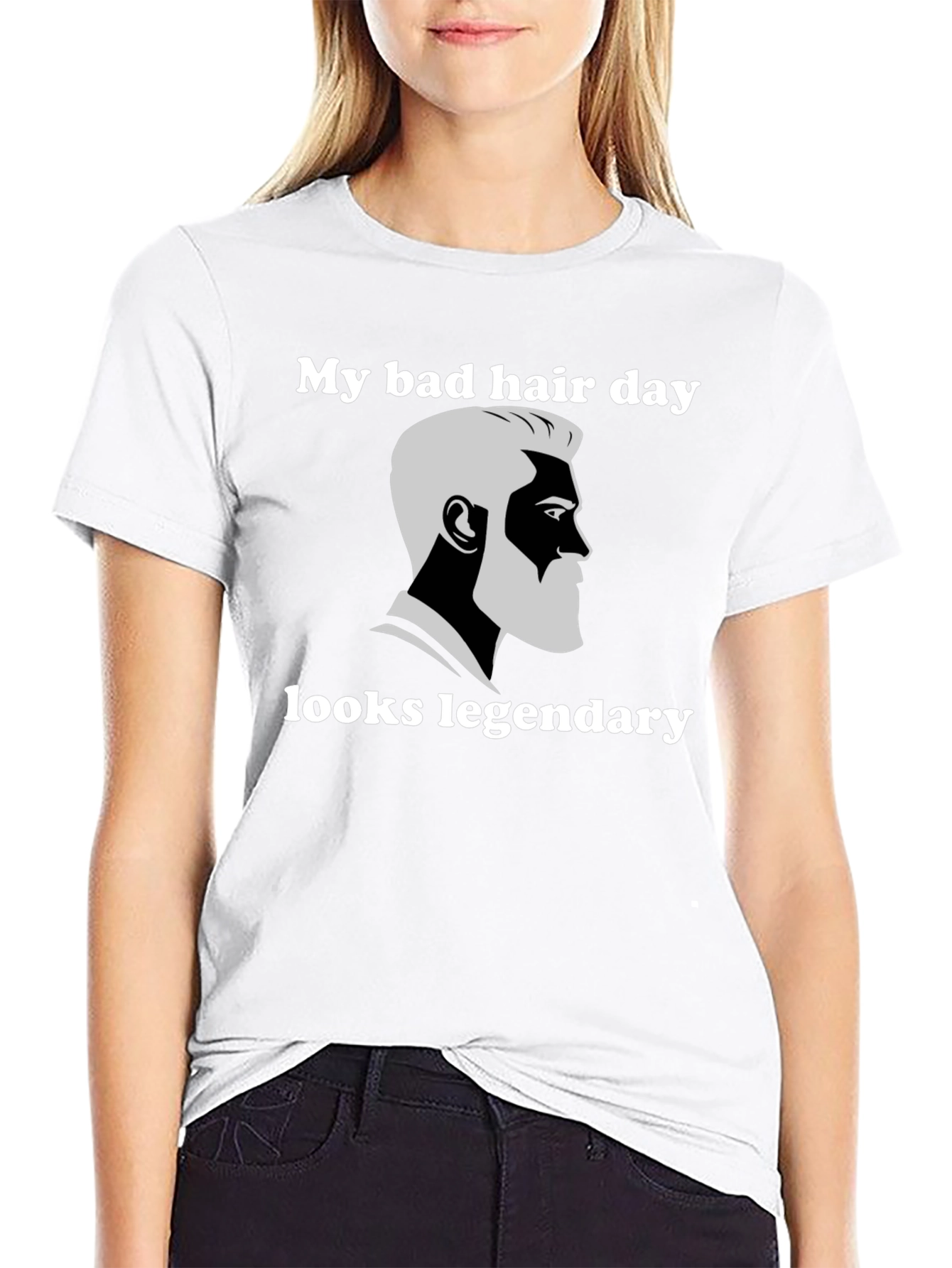 My Bad Hair Day Looks Legendary Graphic Tee