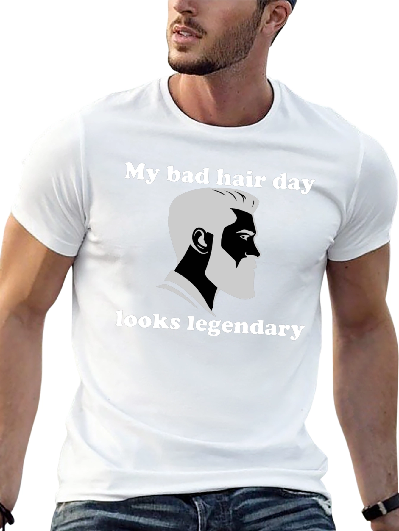 My Bad Hair Day Looks Legendary Graphic Tee