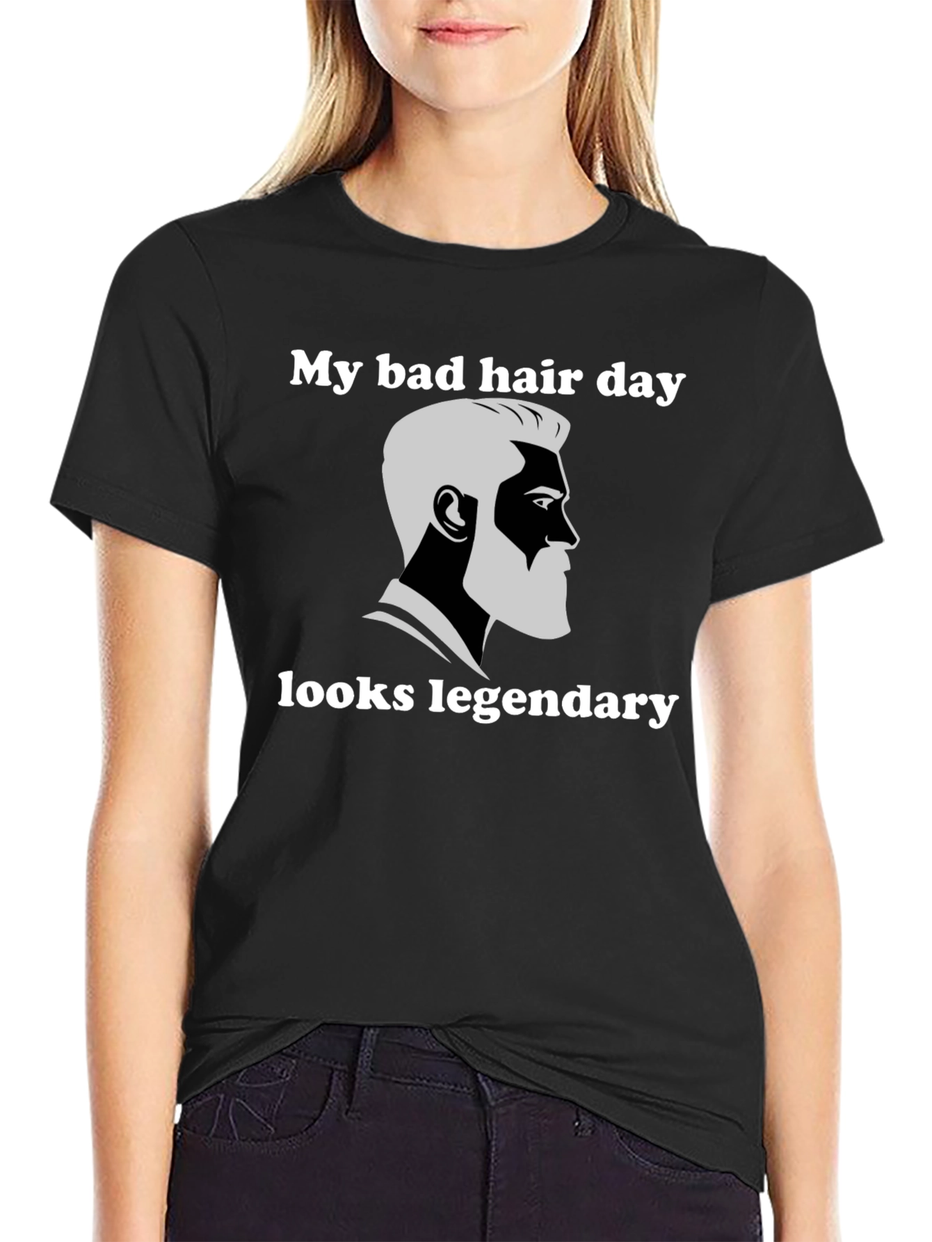 My Bad Hair Day Looks Legendary Graphic Tee