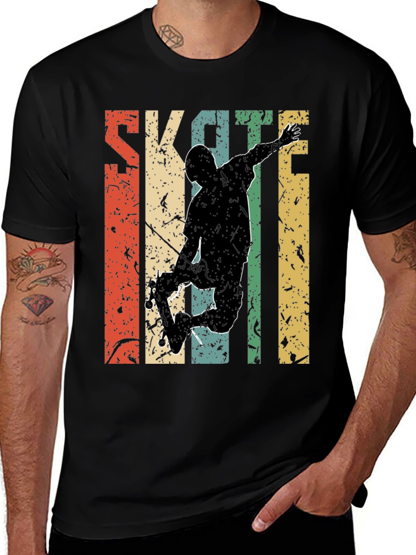 Retro Skateboarding Graphic Tee