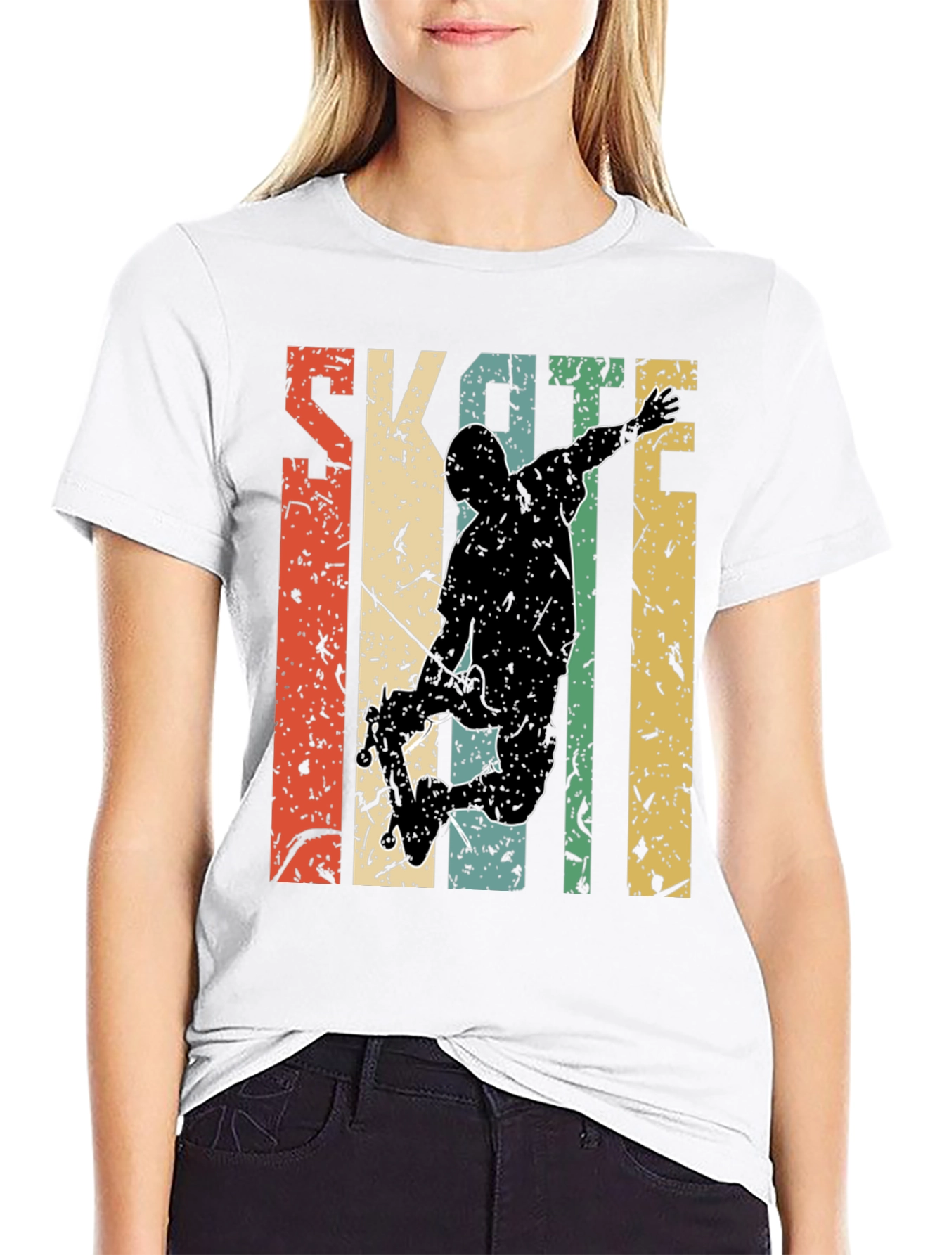 Retro Skateboarding Graphic Tee