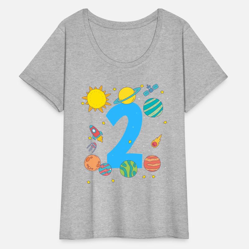 Space Number Two Adventure Fun Birthday
