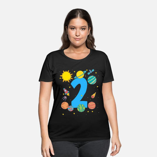 Space Number Two Adventure Fun Birthday