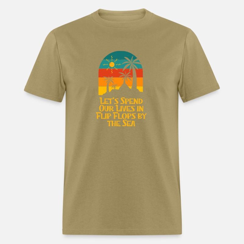 Spend Lives in Flip Flops by Sea Beach Summer