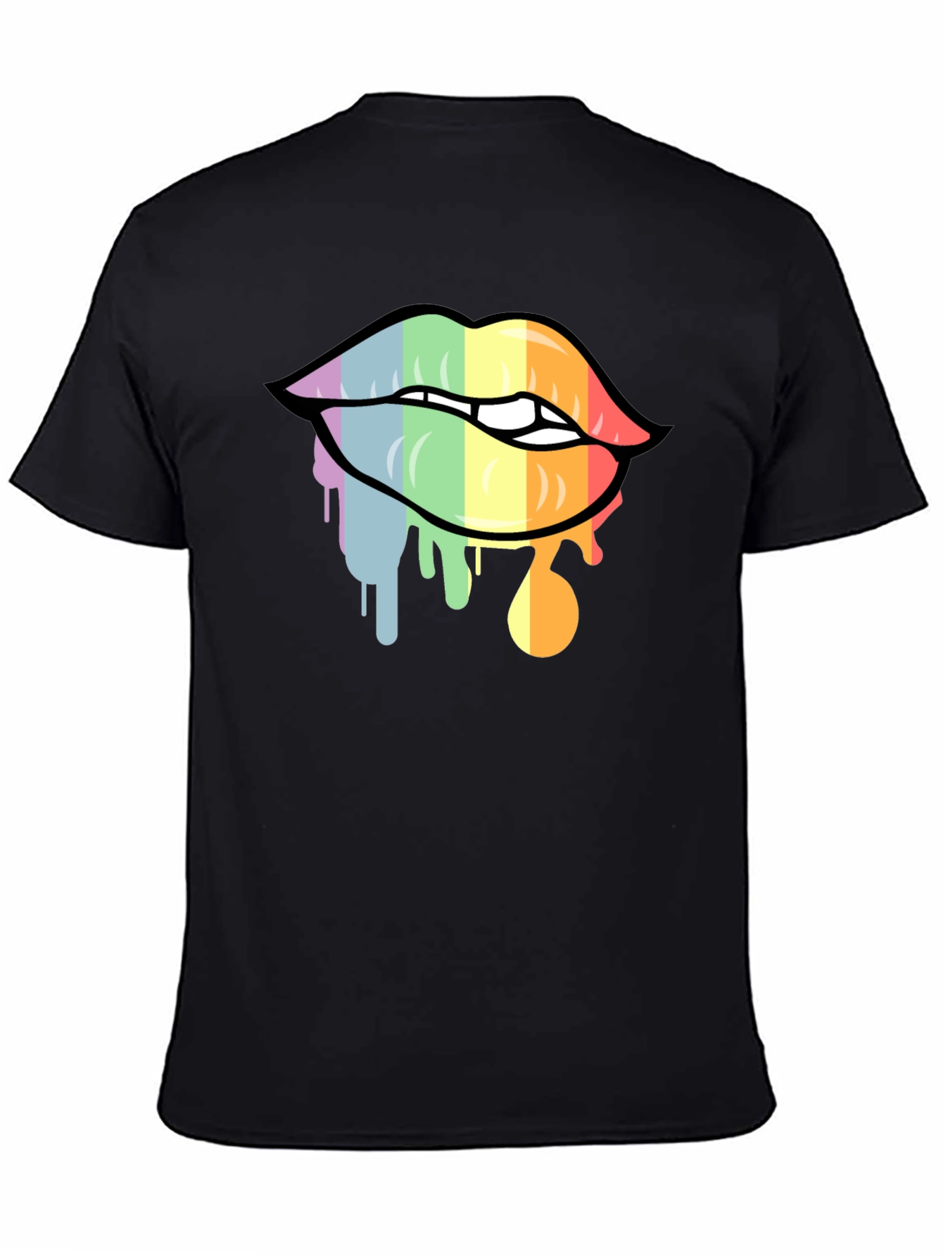 Rainbow Lips Graphic Tee