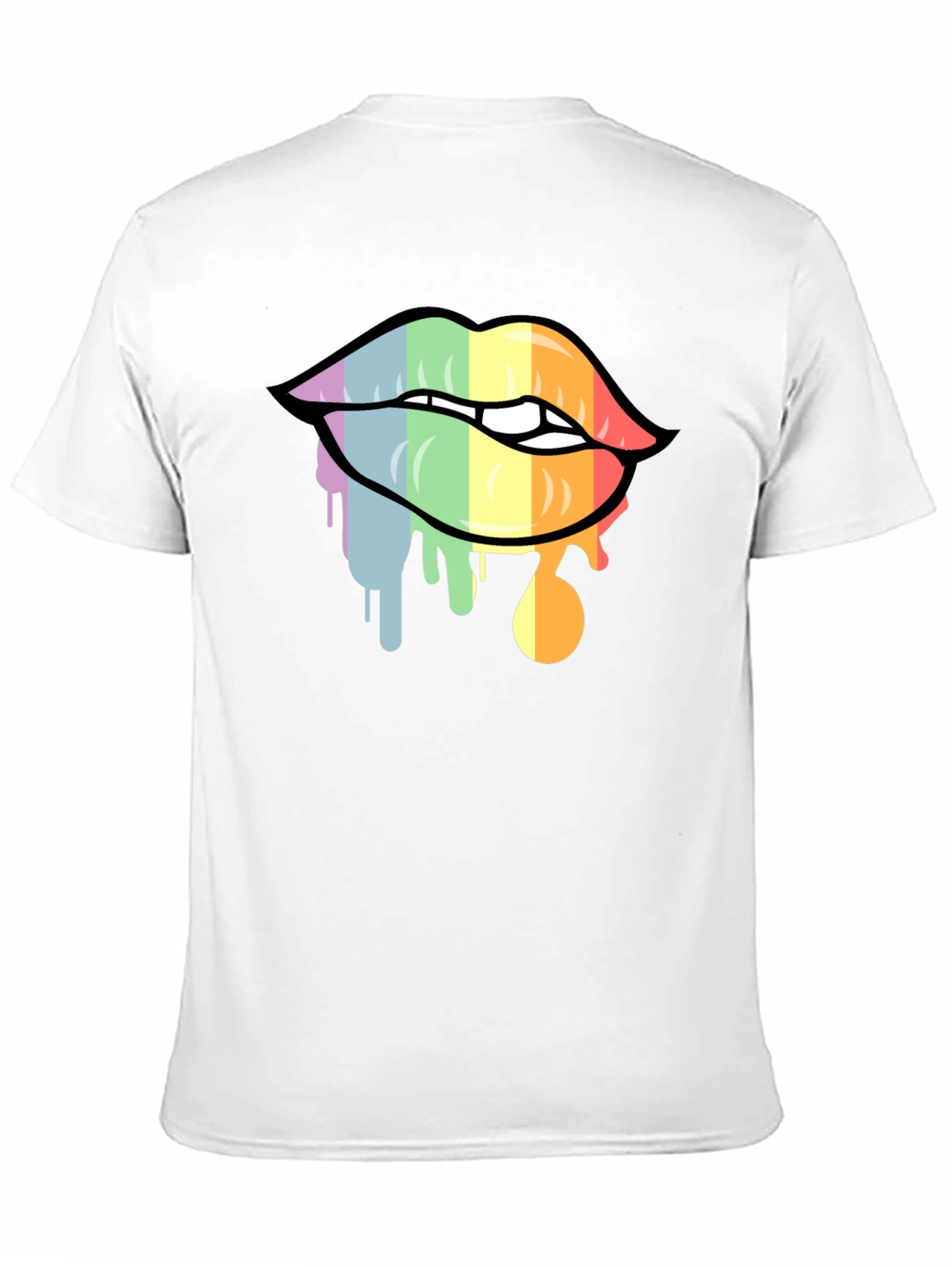 Rainbow Lips Graphic Tee