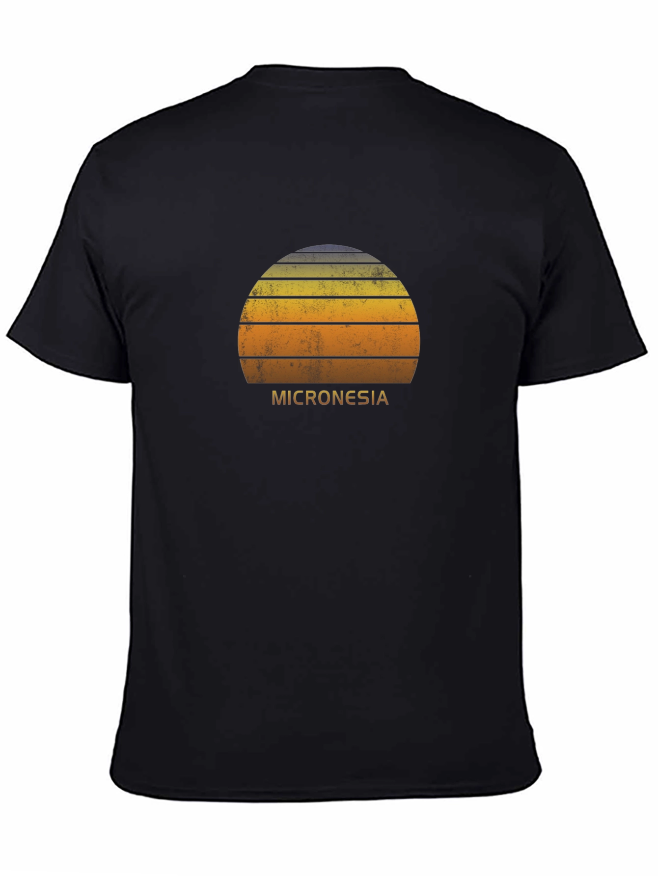 Micronesia Sunset T-Shirt - Retro Style Tee