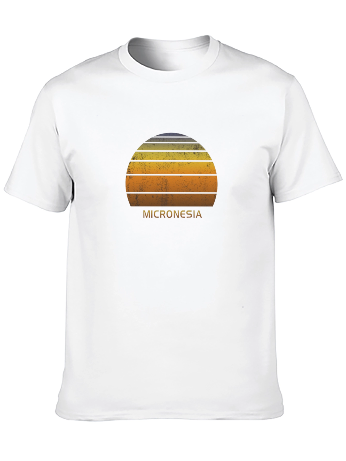 Micronesia Sunset T-Shirt - Retro Style Tee